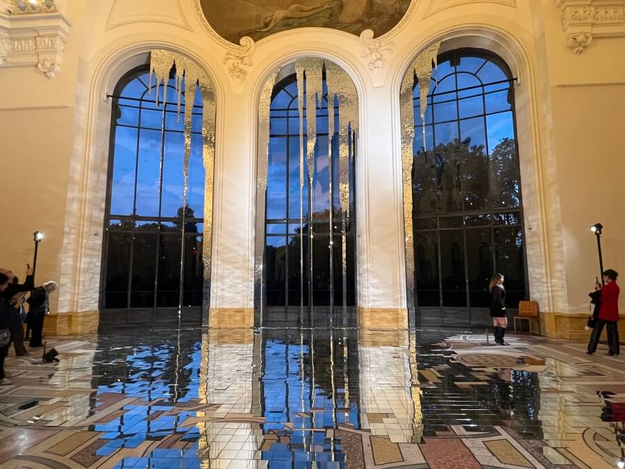 "Liquid Mirror," on exhibit at the Petit Palais in Paris, France