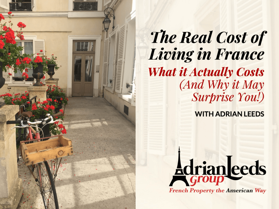 Meme for The Real Cost of Living in France with Adrian Leeds and Brian Dunhill