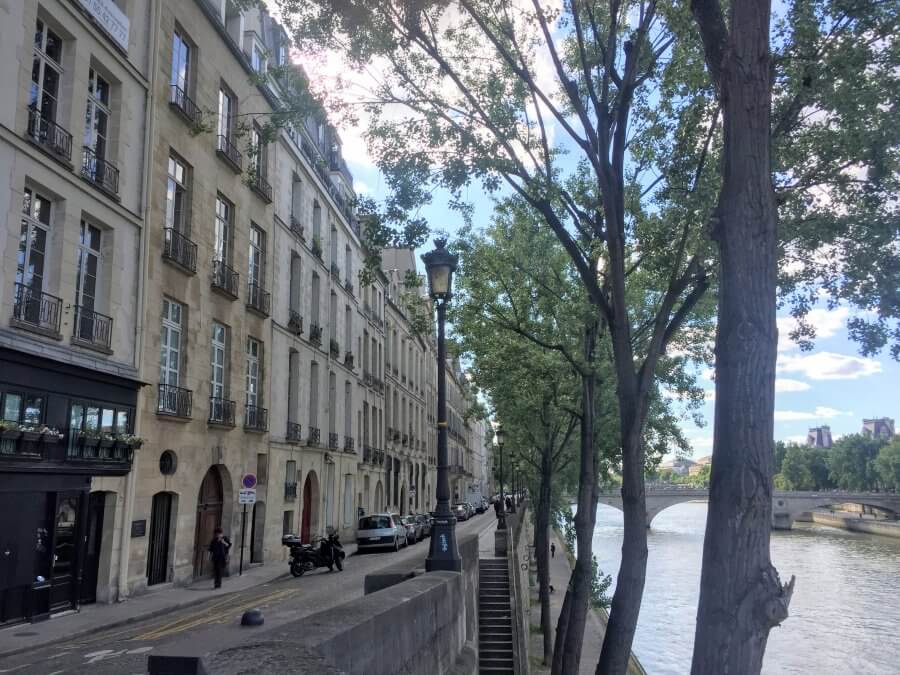 Île Saint-Louis in Paris, France