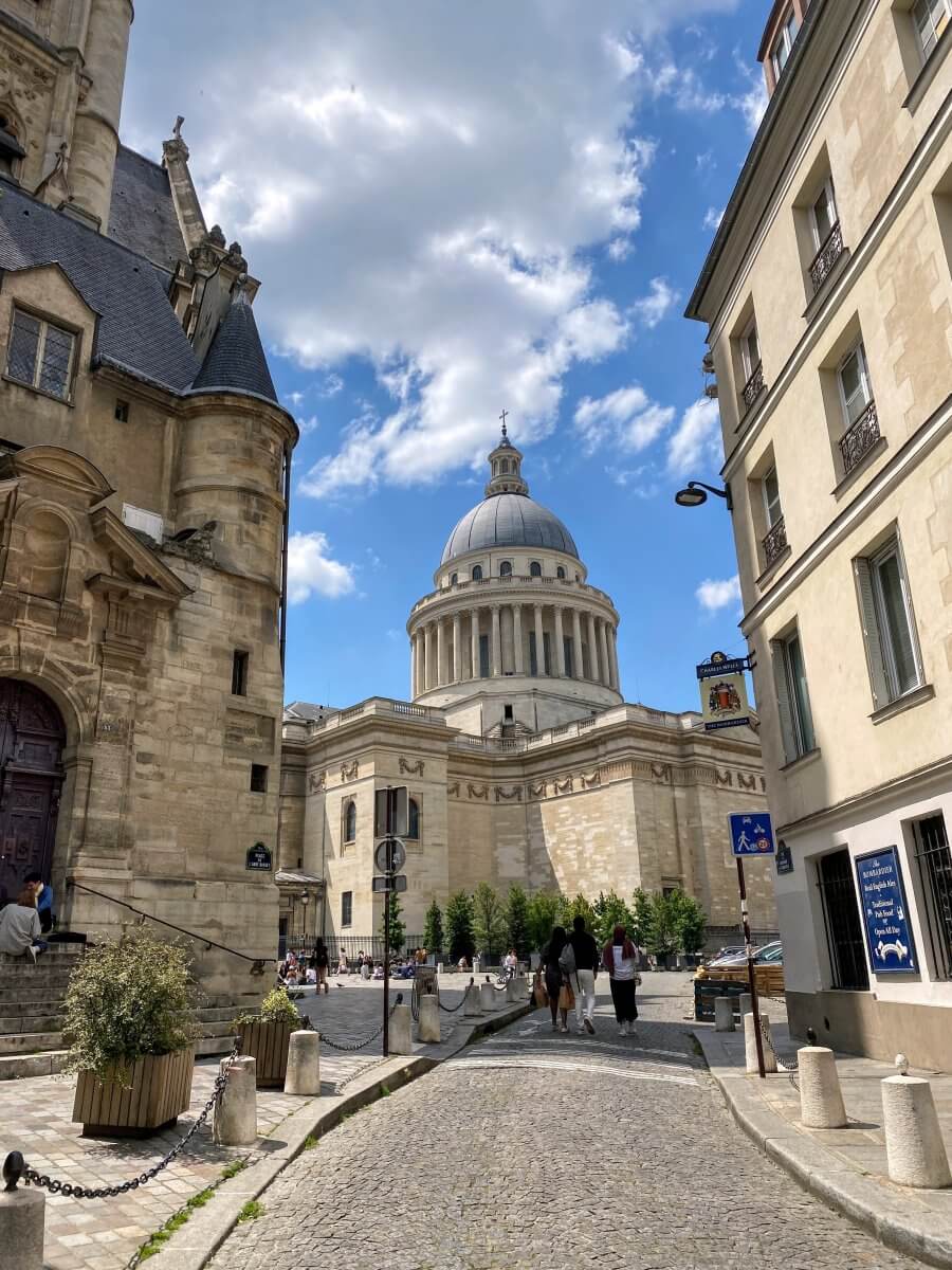 the Panthéon in the Latin Quarter in Paris, France
