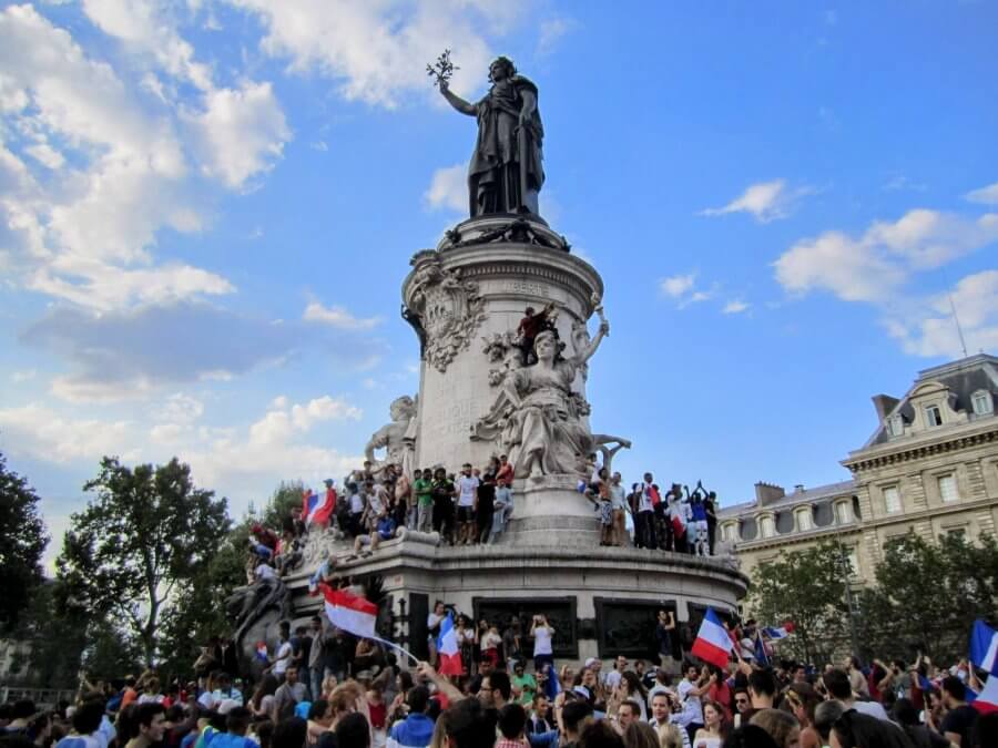Place de la République in Paris, France
