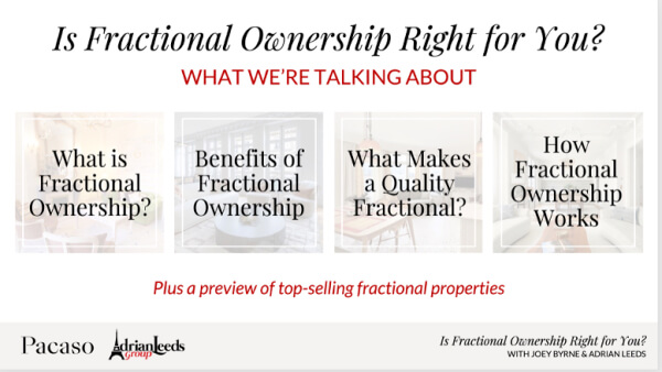 Graphic meme for Is Fractional Ownership Right for You webinar