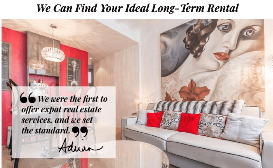 Meme for the Adrian Leeds Group's Long-term rental search services