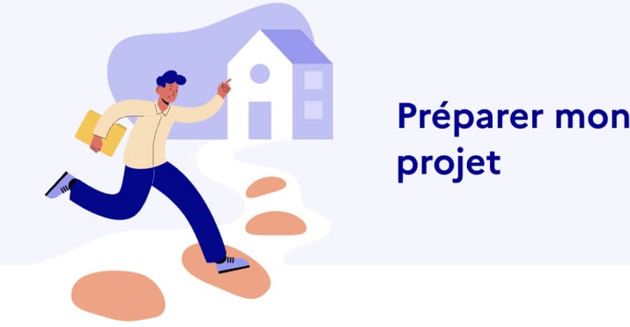 Graphic cartoon for preparing your renovation project