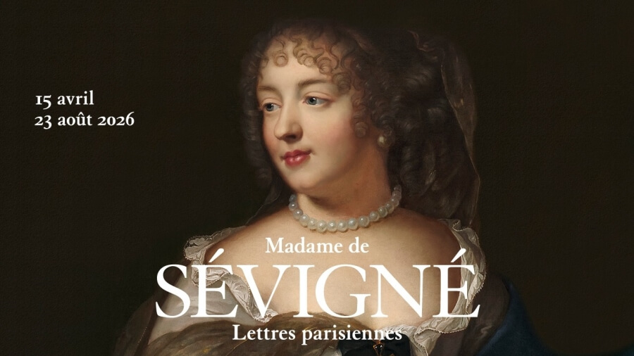 Splashpage meme for the Madame de Sévigné: Parisian Letters exhibit at the Musée Carnavalet in Paris, France