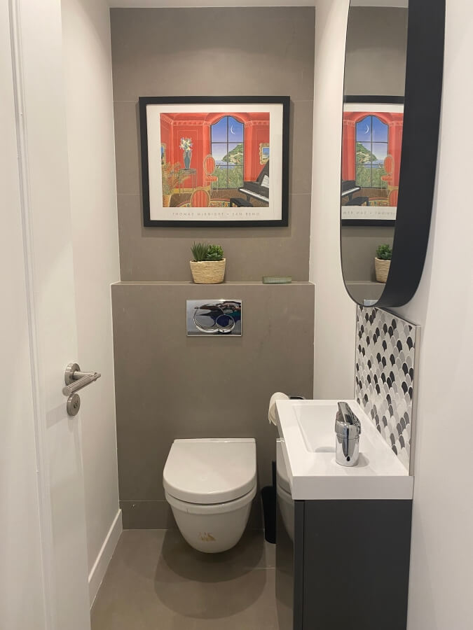 A separate toliet/WC in France