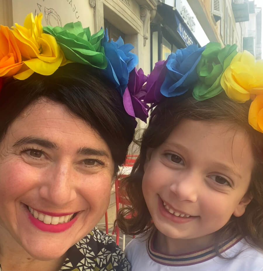 Katie Friedland with daughter, Tallulah
