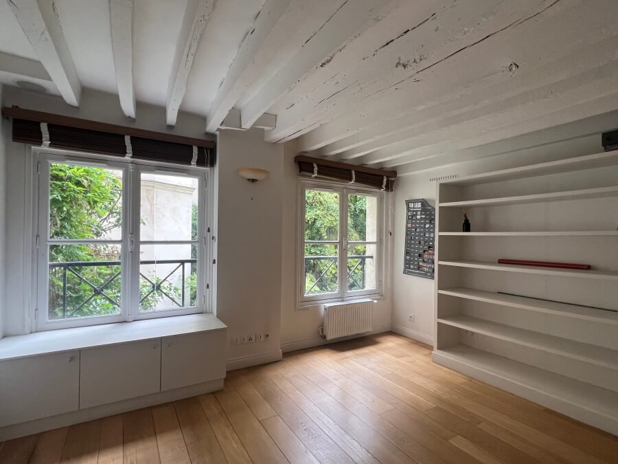 An empty Paris apartment