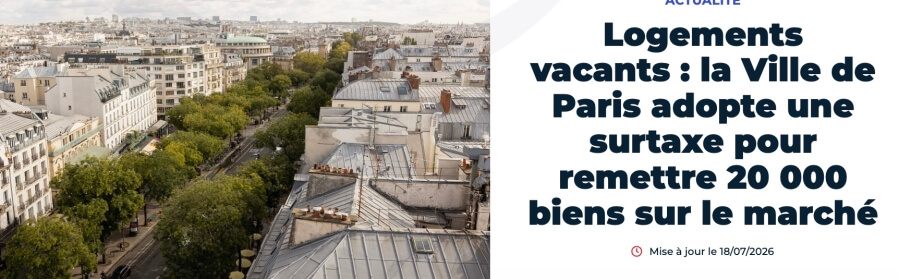 Meme announcing Paris' new Vacancy Surtax