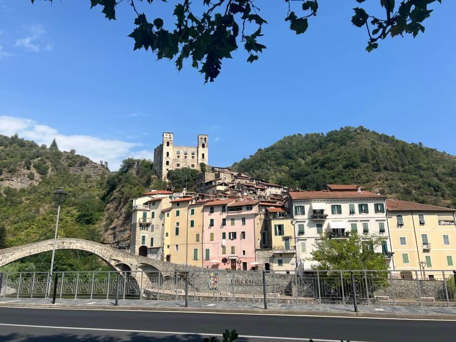 View of Dolceacqua, Italy