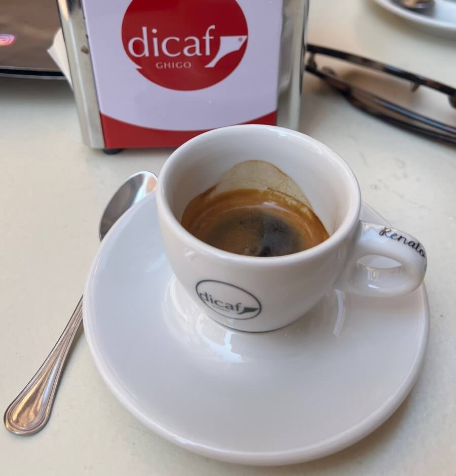 A cup of Italian coffee