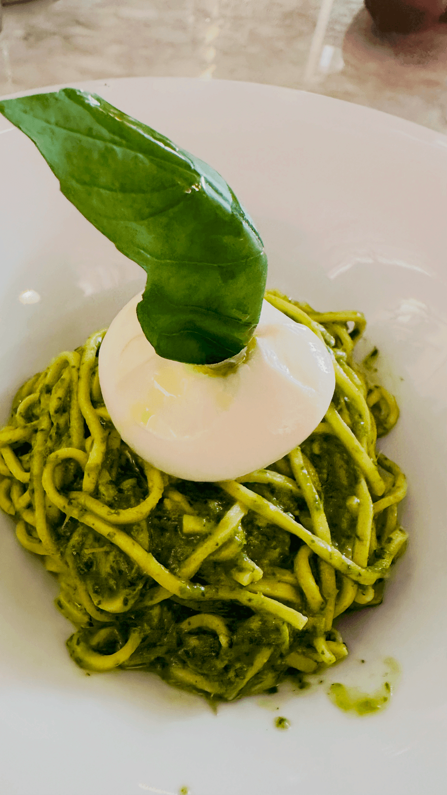 Marizio's pesto pasta