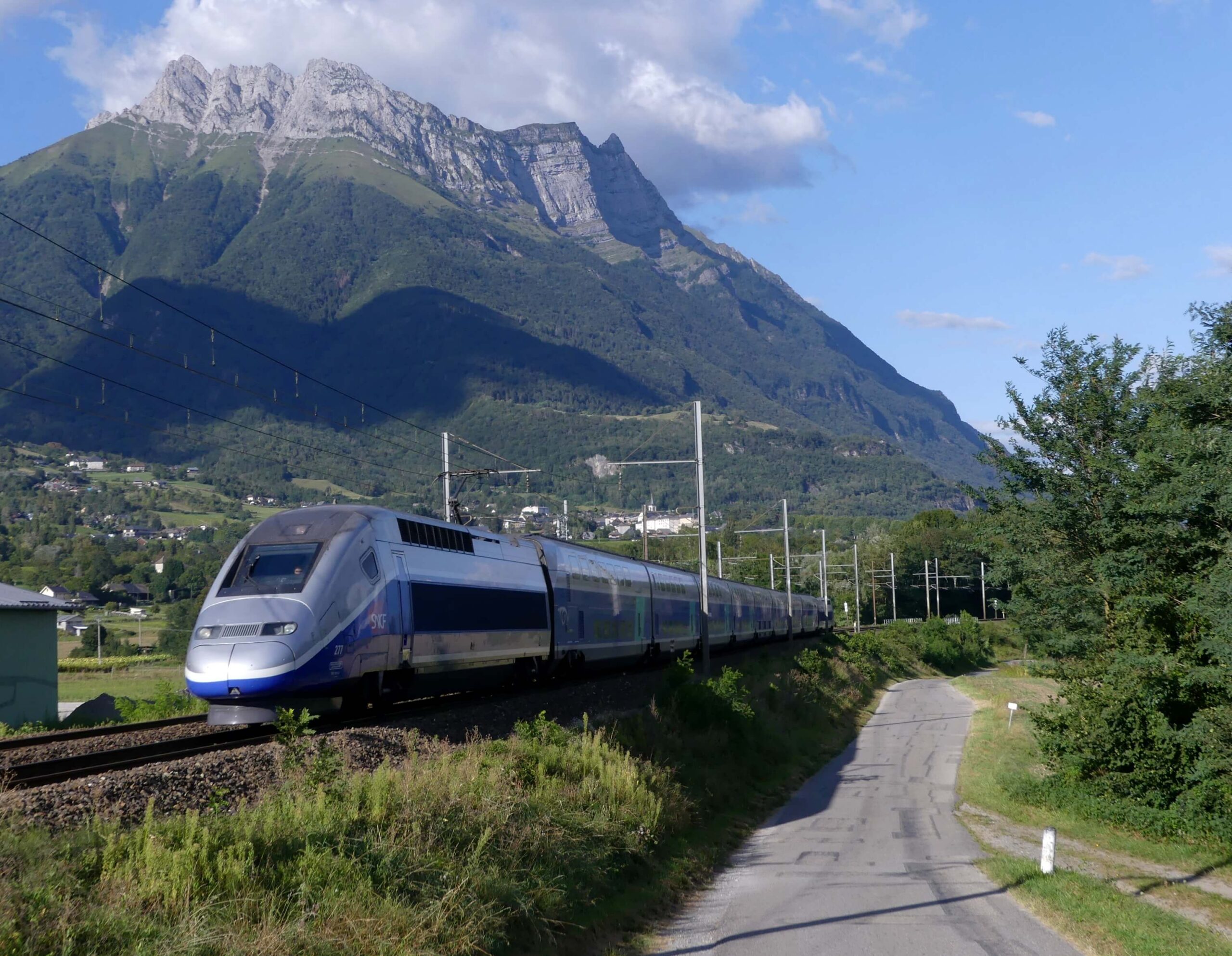 The TGV in route in France