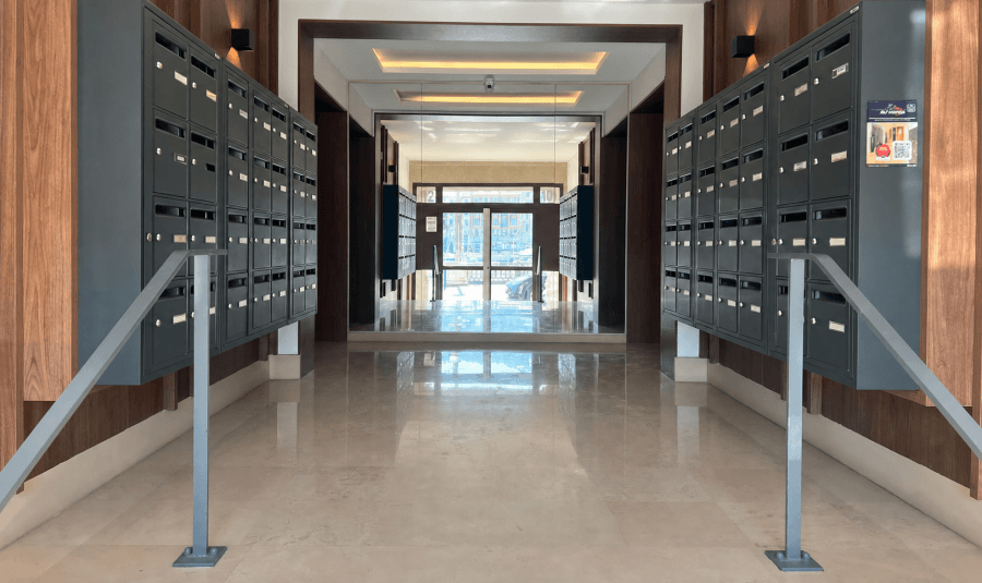Entry hall interior for the new Fractional Property, La Perle du Port in Nice, France