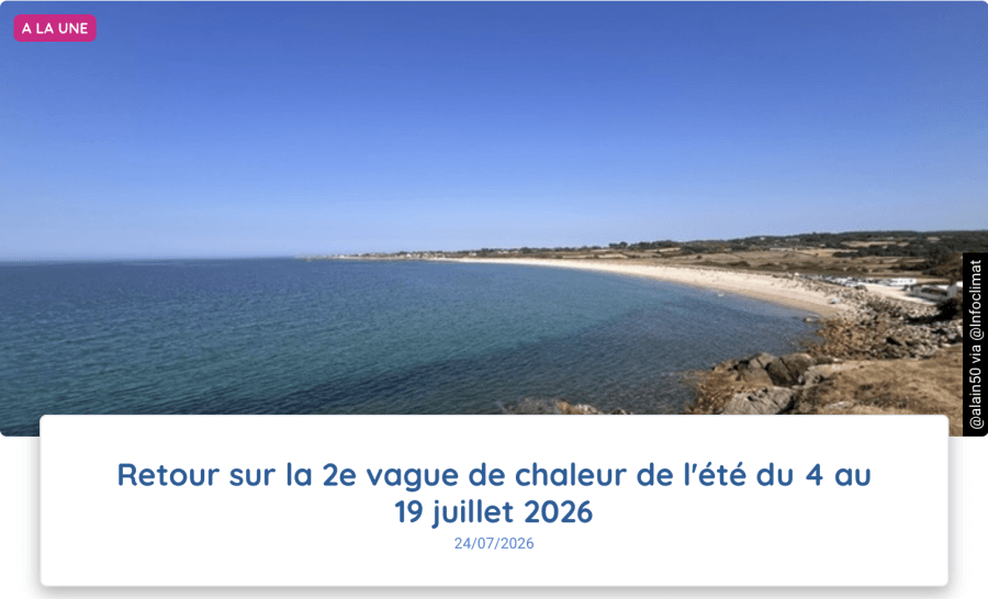 Heatwaves in France