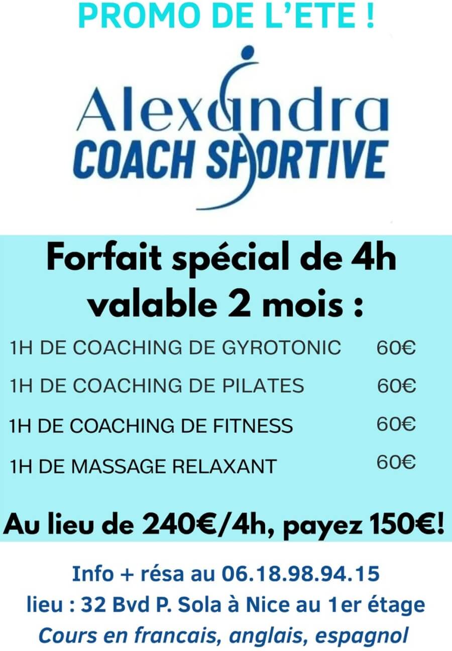 Alexandra Dufour's Gyrotonic special offer to readers of Adrian Leeds' newsletters