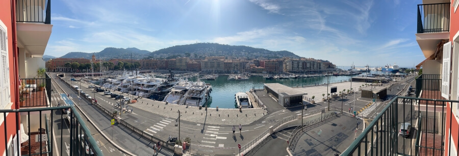 The View from La Perle du Port