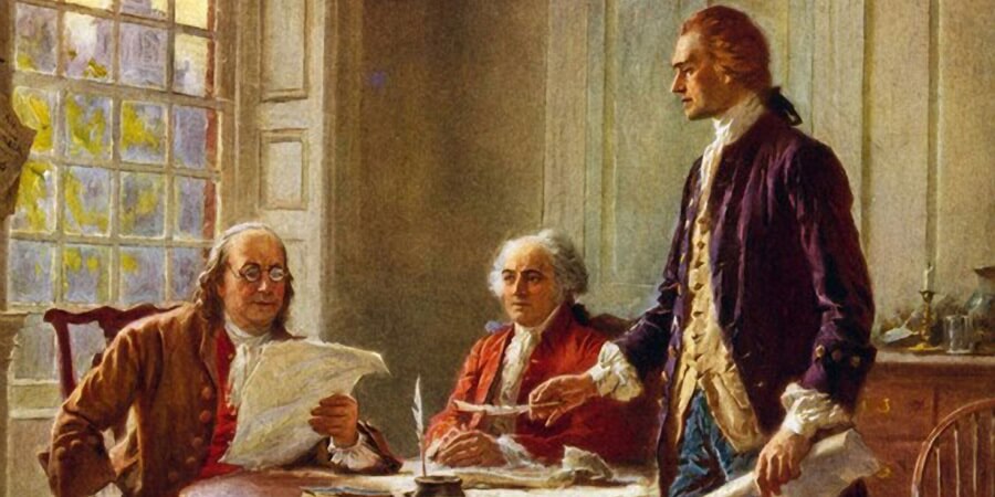 Signing the Declaration of Inedpendence