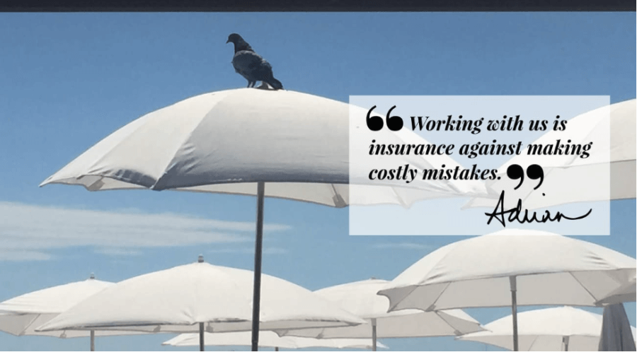 Splashpage meme for the Adrian Leeds Goup's insurance services