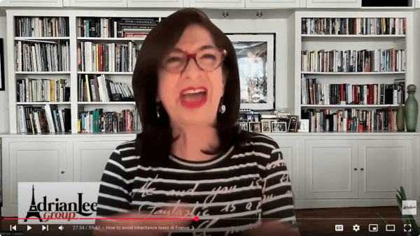 Screenshot of Adrian Leeds from one of her YouTube Channel episodes