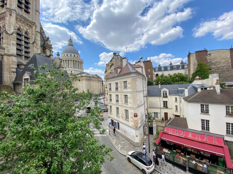 Street view in the 5th Arrondissement in Paris