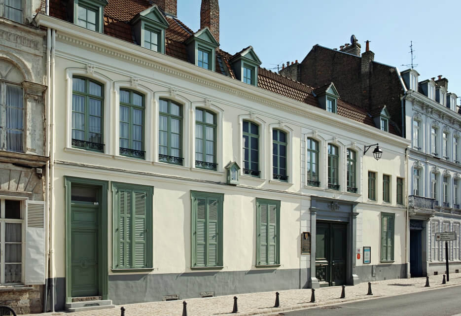 The Maison de Gaulle on rue Princesse in Lille, France