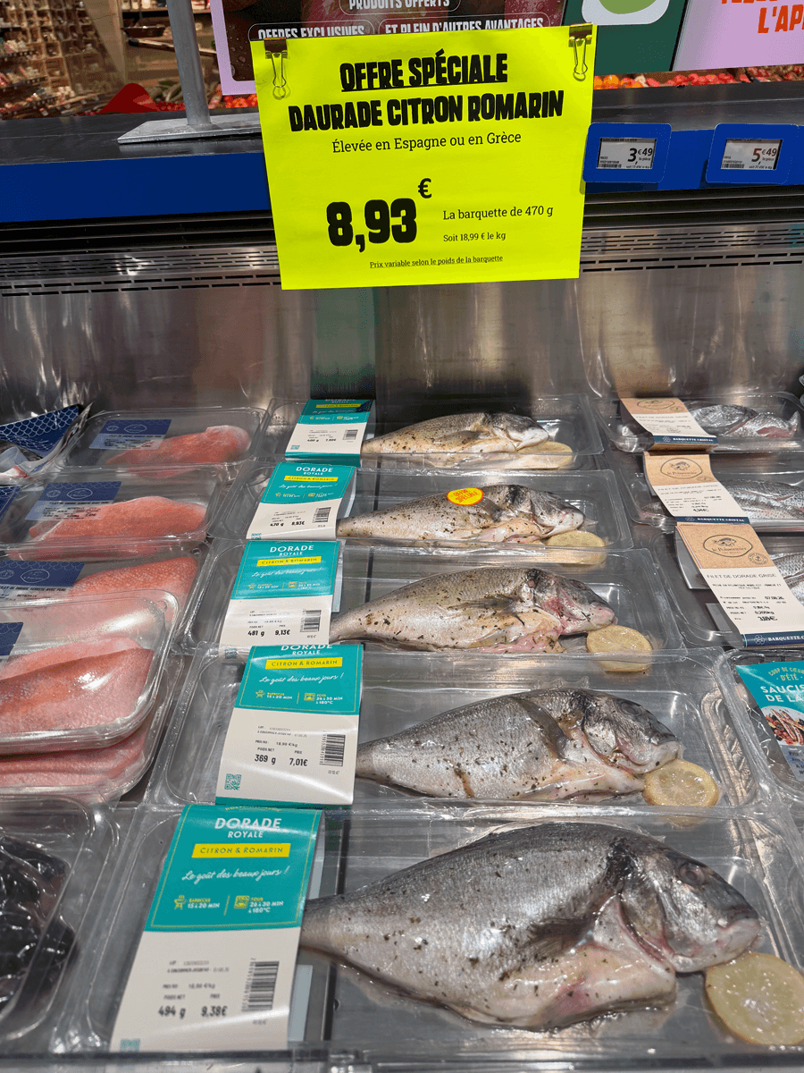 Seafood at the Fresh Market