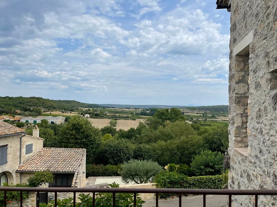 View from the house that was for sale by owner in France