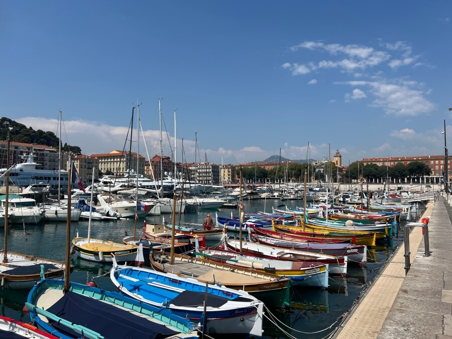 The Old Port in Nice, France