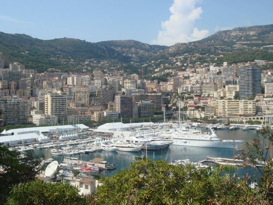 View of Monaco from a distance
