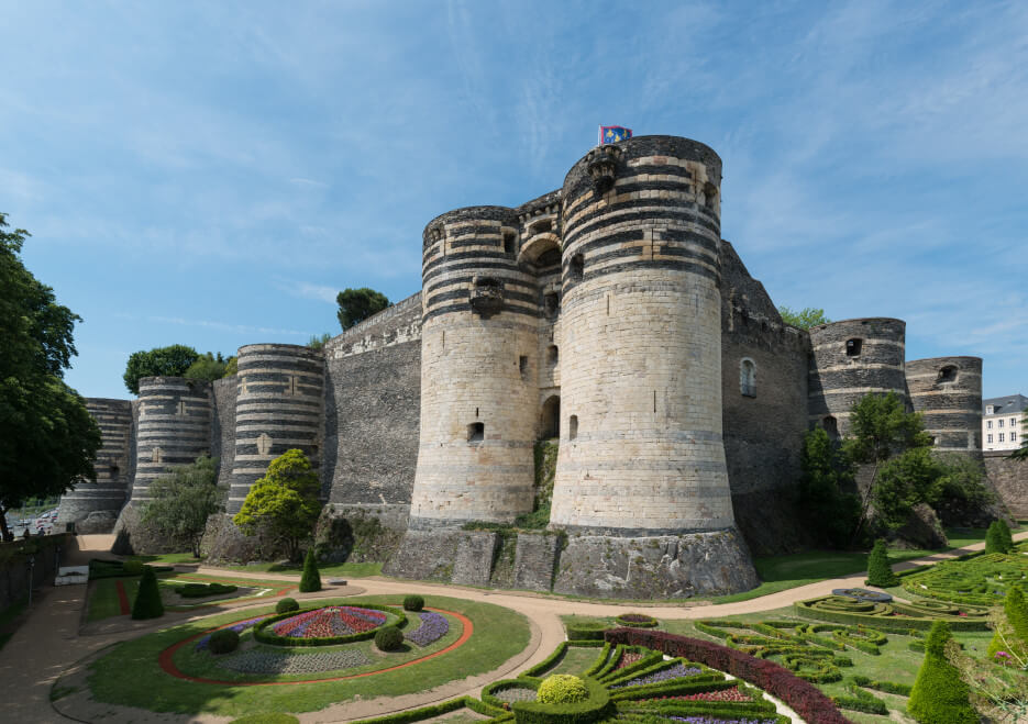 The fort/castle at Angers, France