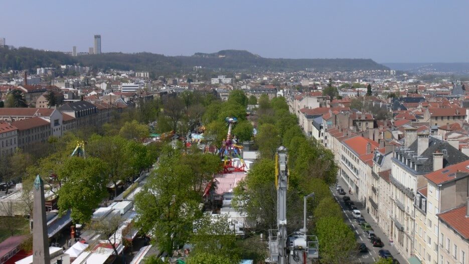Aerial view of Nancy, France