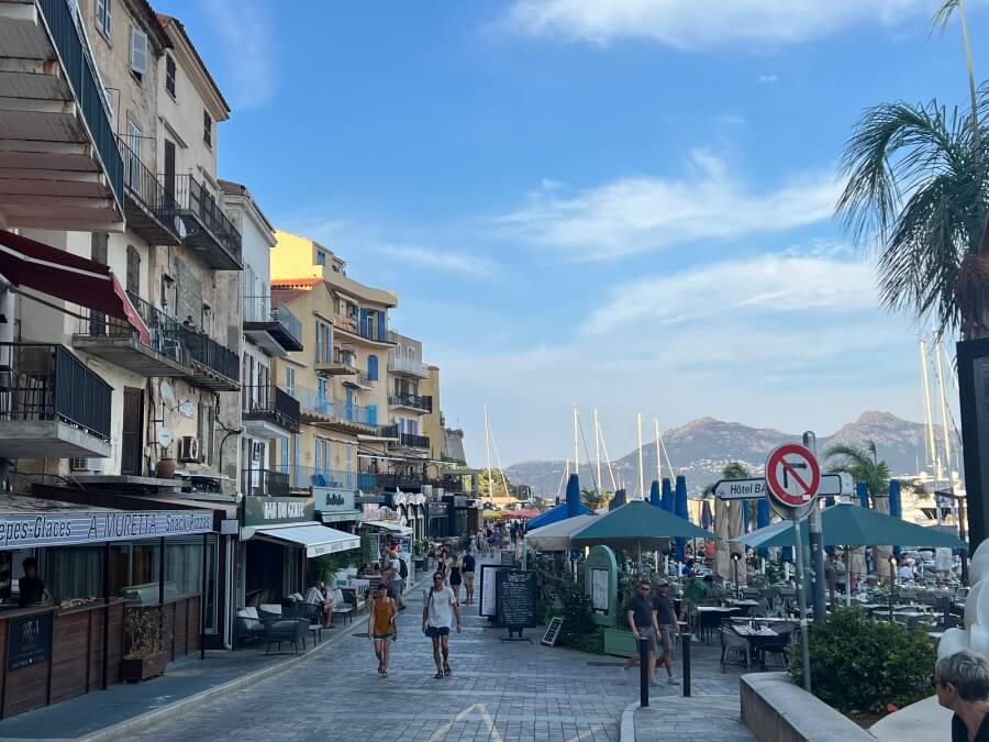 The Calvi port