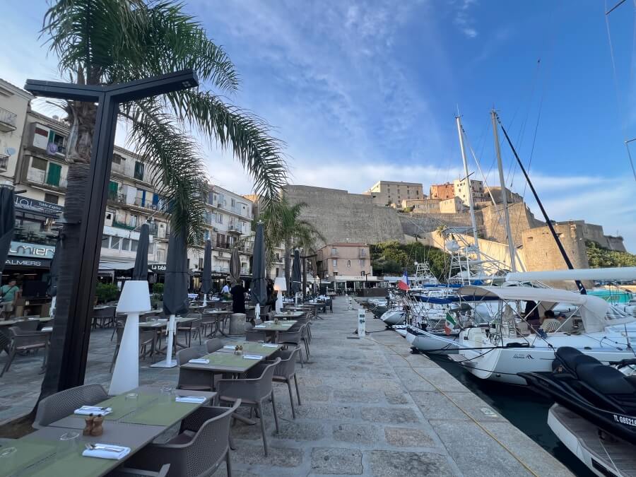The Calvi port