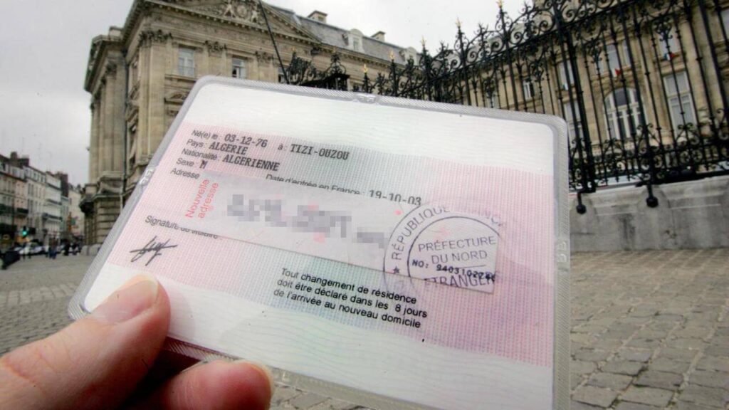 Carte de Sejour long-stay visa for France