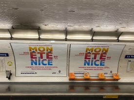 Mon Eté a Nice in Paris Métro Stations