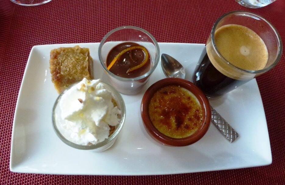 An example of Café Gourmand