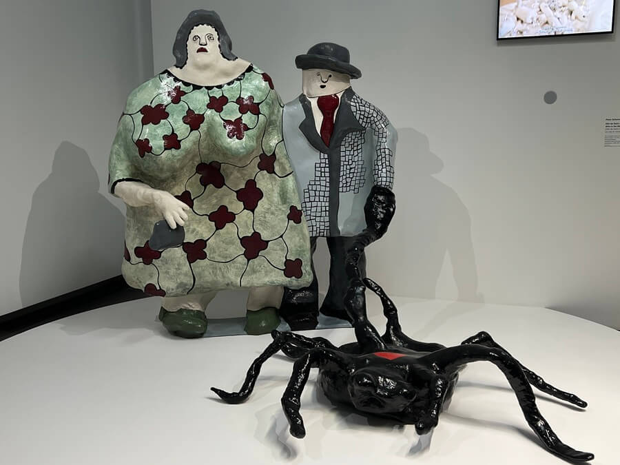 Art piece by Niki de Saint Palle on exhibit at the Grand Palais in Paris