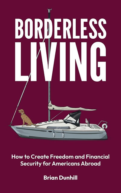 Cover to the book Borderless Living, but Brian Dunhill