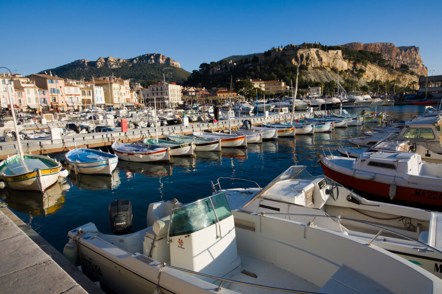 The port in Cassis, France