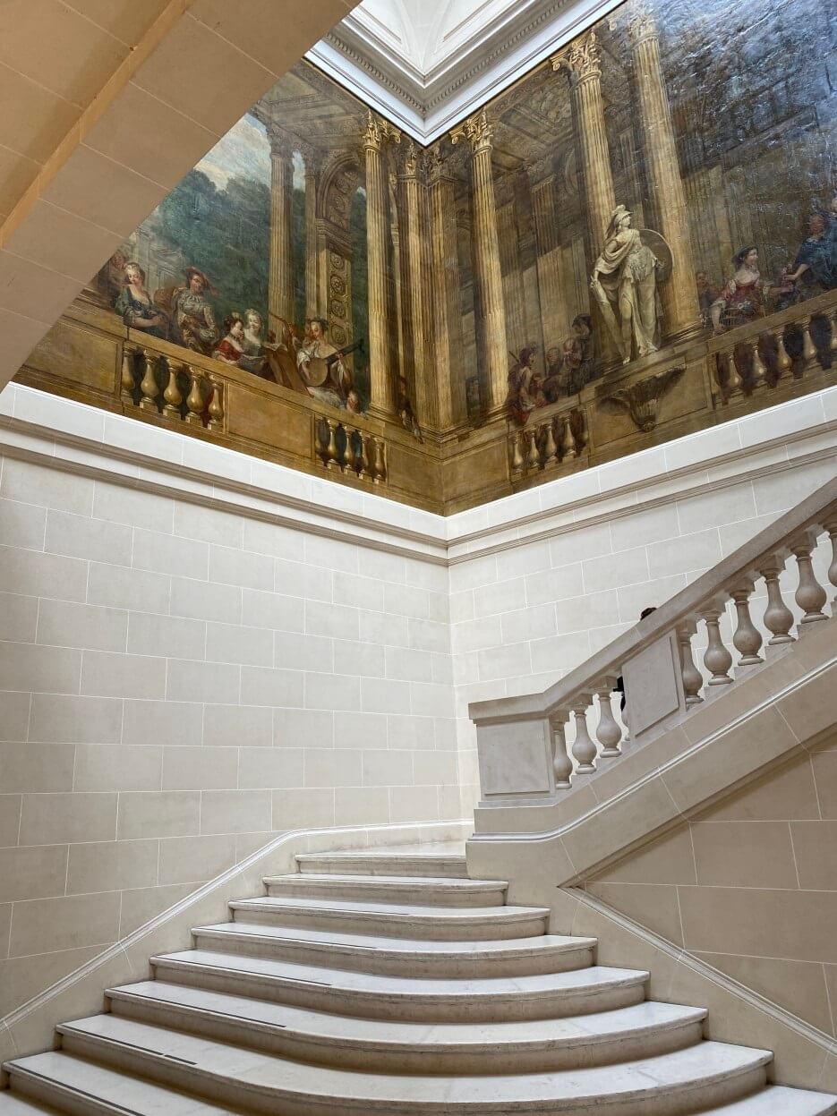 The Musée Carnavalet original staircase, revitalized