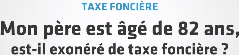 Example of drop-down list of questions on the French tax website
