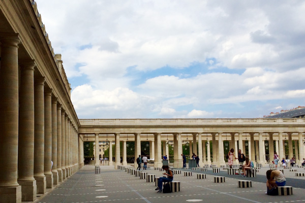 Palais Royal courtyard copyright Patty Sadauskas