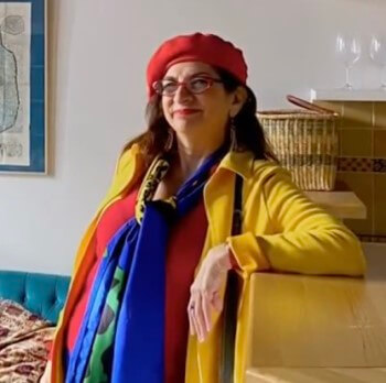 Adrian Leeds in an apartment in Paris