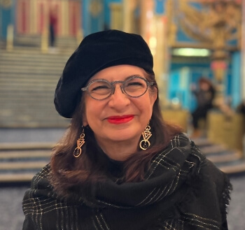 Adrian Leeds at the Folies Bergere in Paris, France