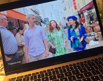 Adrian Leeds with Jacob and Carla Radford in Nice on a recent House Hunters International episode. https://adrianleeds.com/about-us/watch-adrian-leeds-on-house-hunters-international/