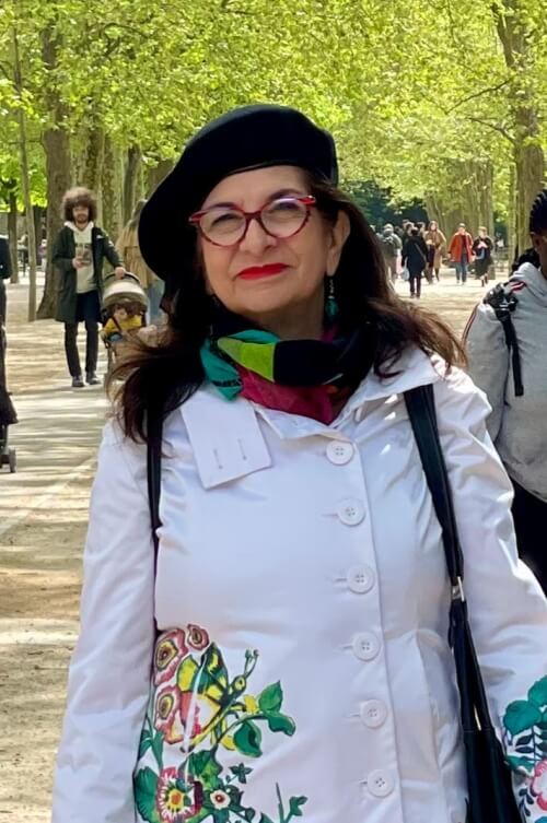 Adrian Leeds at the Luxembourg Gardens in Paris, France