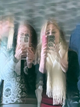 Adrian Leeds with Melissa, Richter style