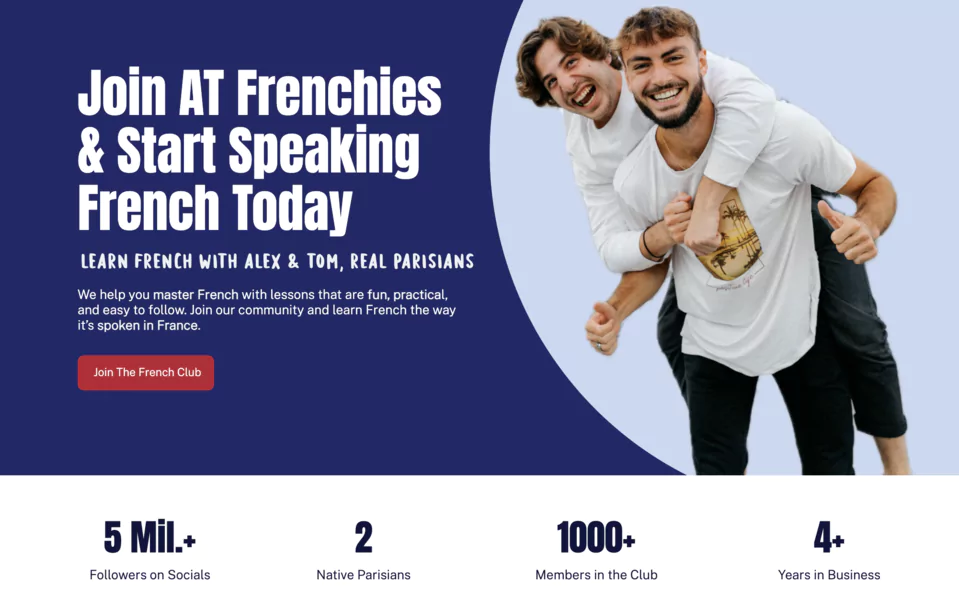 Promo banner of AT Frenchies 