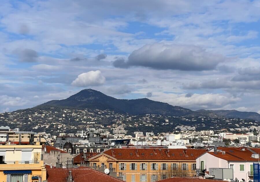 Spectacular view from the rue Halevy apartment in Nice